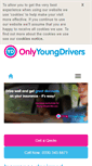 Mobile Screenshot of onlyyoungdrivers.co.uk